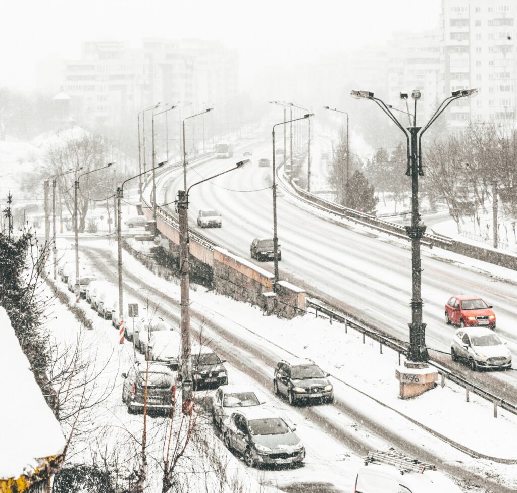 winterfoto snelweg